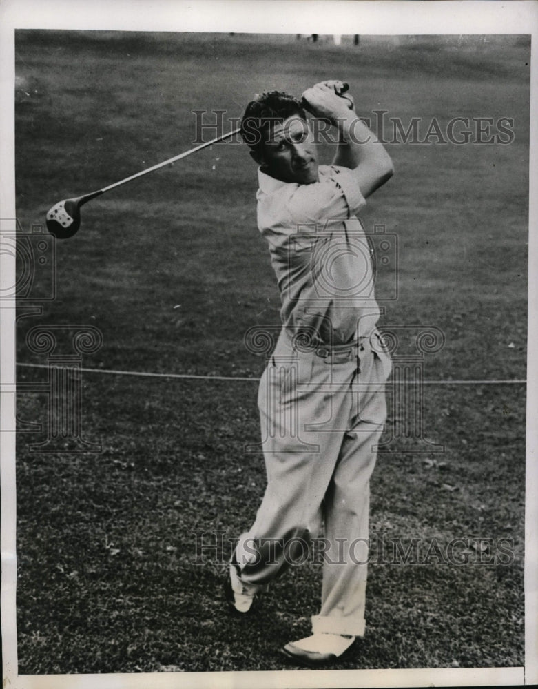 1938 Press Photo Bruce McCormick at National Public Links golf in Cleveland- Historic Images