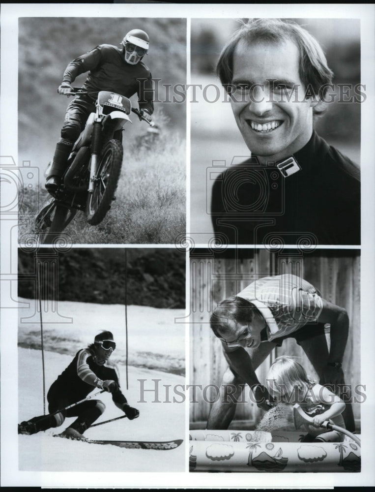 1983 Press Photo US Alpine ski racer Steve Mahre trains for Olympics - nes44555- Historic Images