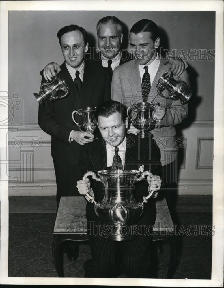 1941 Press Photo National Bridge tournament win by Robert McPherran, Myron Fuchs- Historic Images