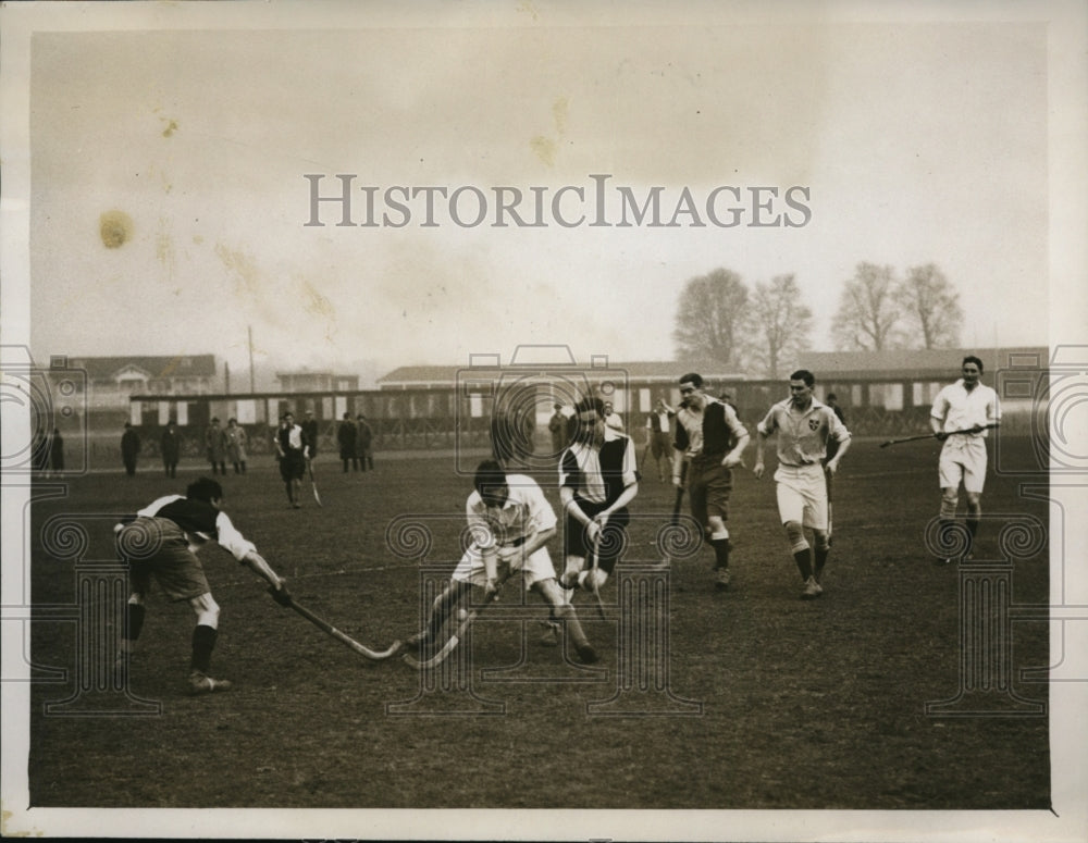1926 Press Photo Surrey field hockey match at Richmond, Mid Suury vs Cambridge- Historic Images