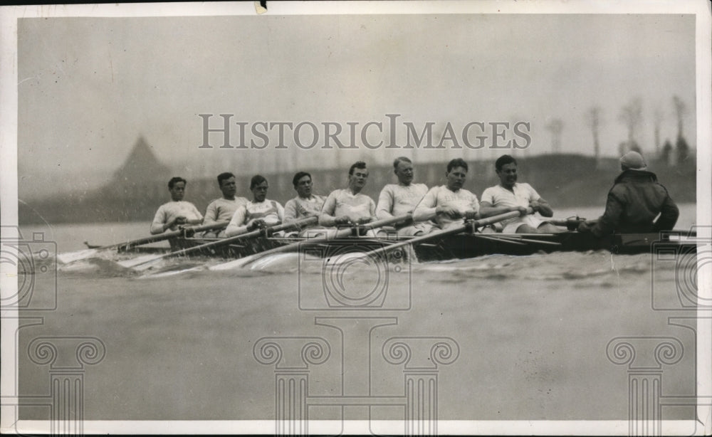 1932 Press Photo Cambridge crew D Haig-Thomas, KM Bayne, TG Askwith - nes45201- Historic Images