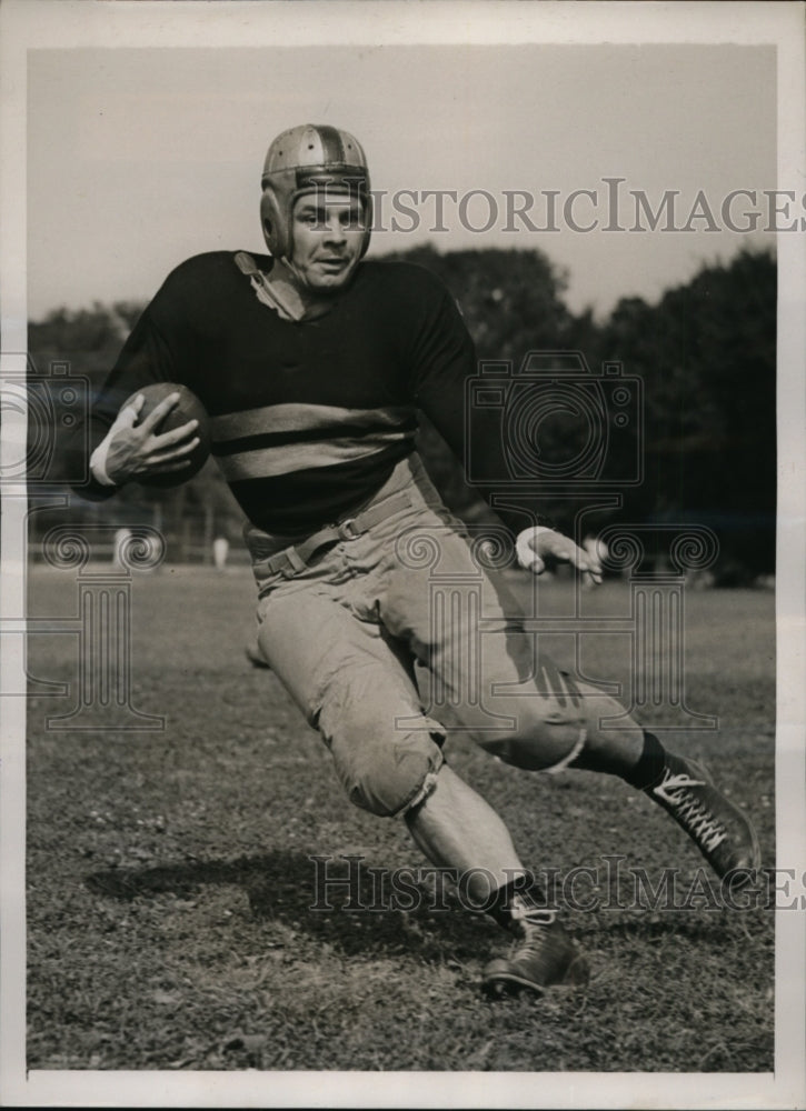 1938 Press Photo James TL Schwenk captain of West Point football - nes46165- Historic Images