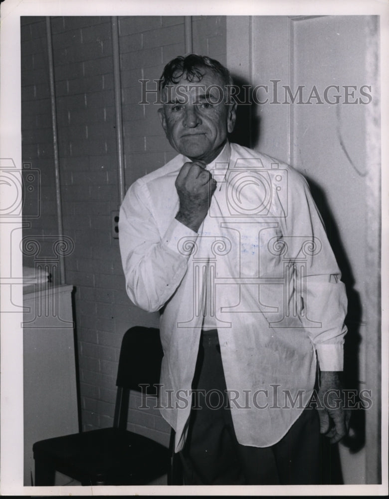 1954 Press Photo Casey Stengel manager of NY Yankees after All Star game- Historic Images