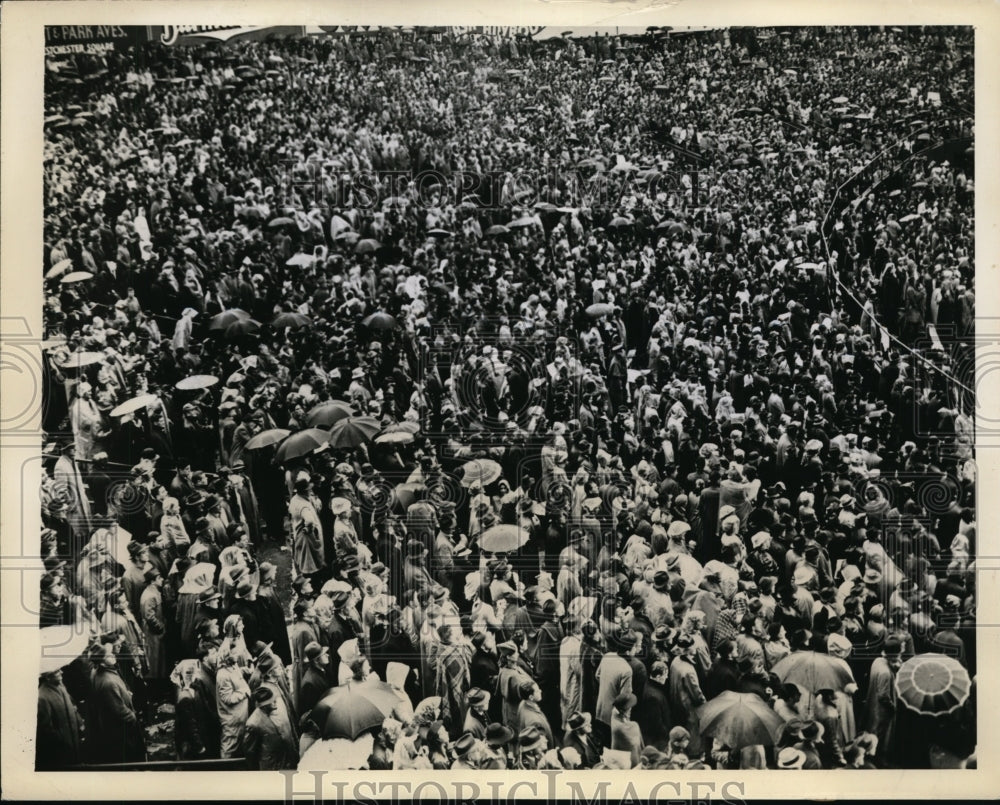 1941 Press Photo Crowds at Army versus Notre Dame game at Yankee Stadium- Historic Images