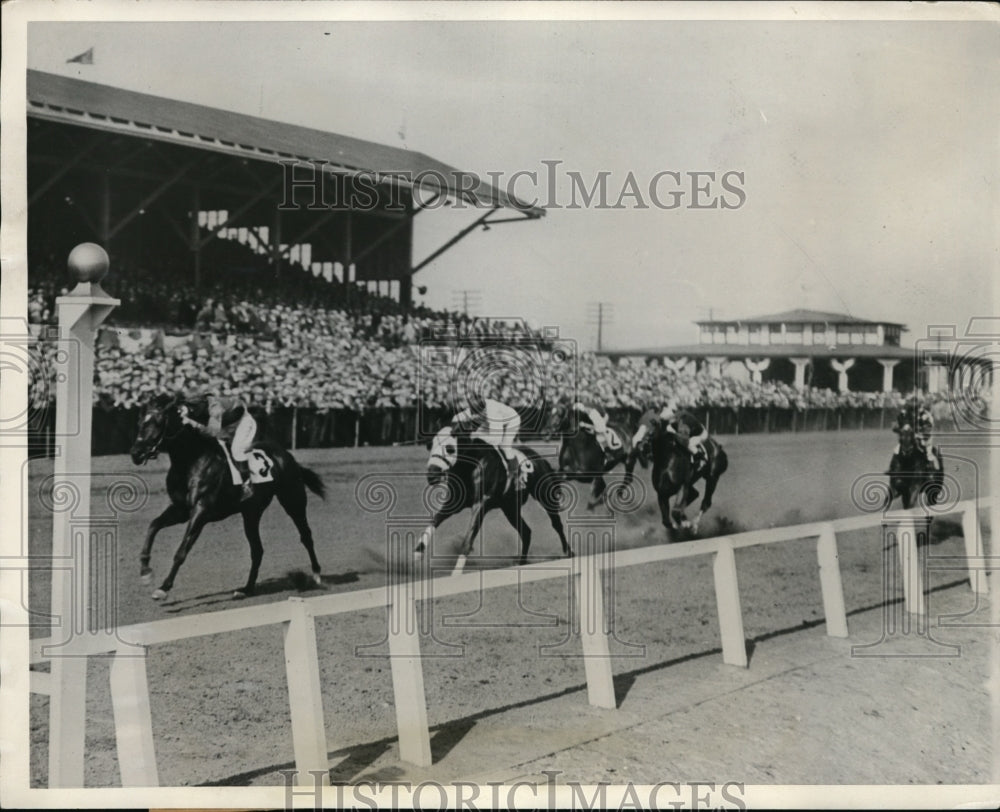 1932 Press Photo Exposition Park race in Chicago Sportsme&#39;s Park Wild Child wins- Historic Images