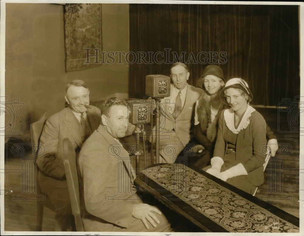 1931 Press Photo CL Poss Parsons, Barney Oldfield auto racer, CM Buchanan- Historic Images