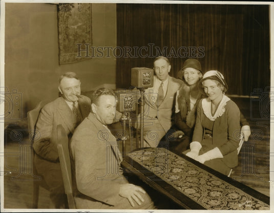 1931 Press Photo CL Poss Parsons, Barney Oldfield auto racer, CM Buchanan- Historic Images