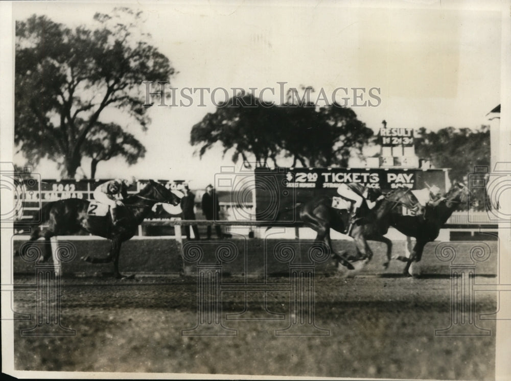 1931 Press Photo Playtime beat Thistle Ann at New Years Handicap in New Orleans- Historic Images