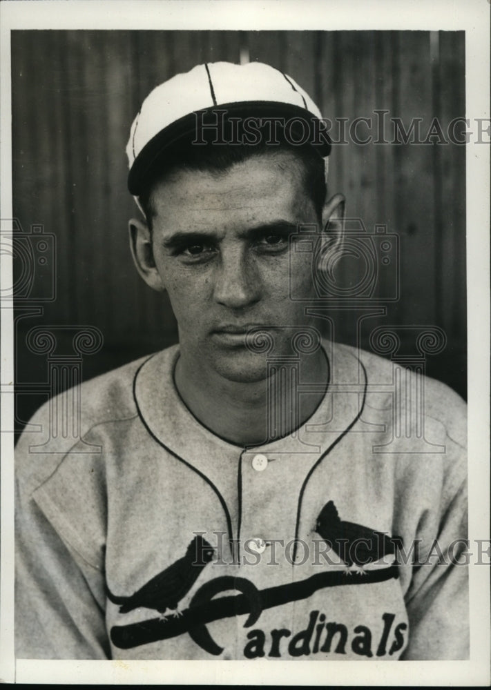 1935 Press Photo St. Louis Cardinals rookie outfielder John Winsett- Historic Images