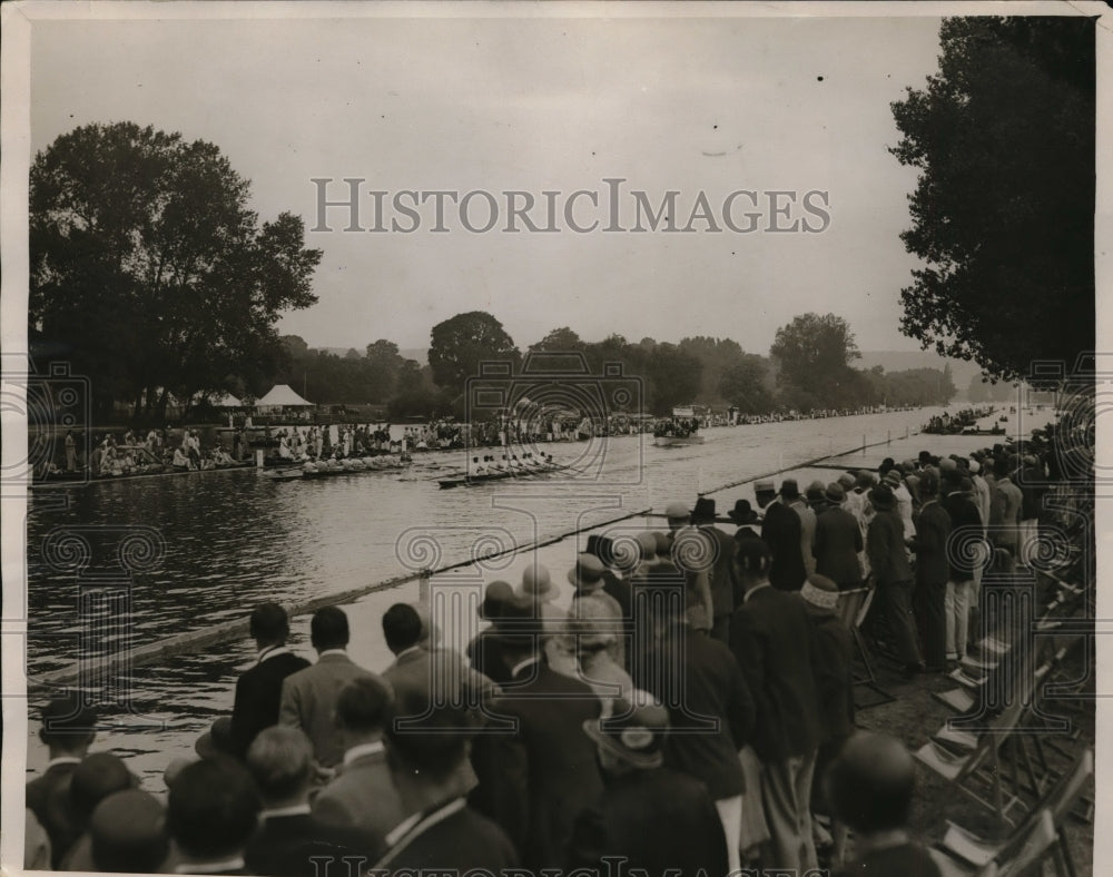 1929 Press Photo Columbia U wins vs Westminster Bank crew at Thames river- Historic Images