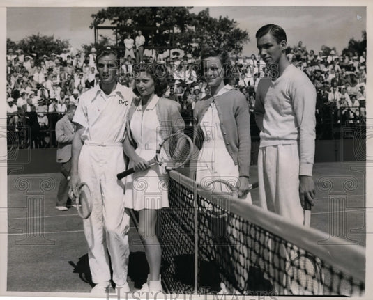 1939 Press Photo Bill Murphy, Mary Arnold, Virginia Wolfenden, Ron Edwards- Historic Images