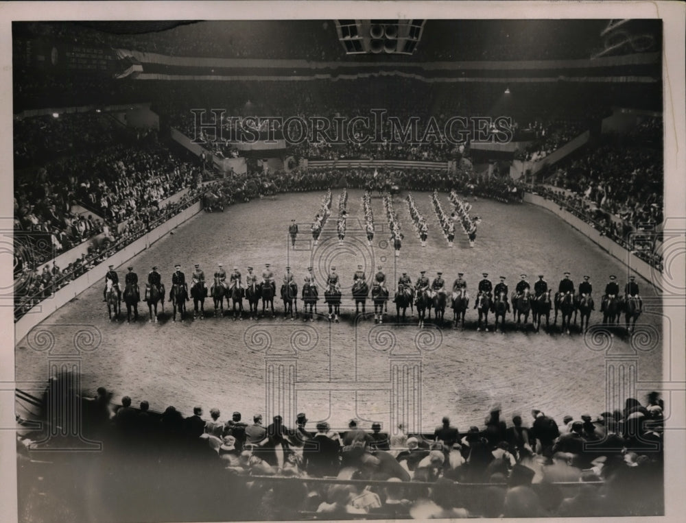 1936 Press Photo National Horse Show at NYC Madison Square Garden - nes48886- Historic Images