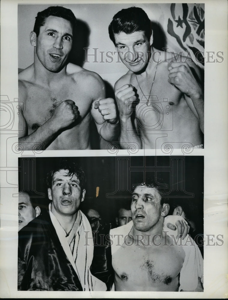 1962 Press Photo Marcel Pigou & Luis Folledo at Paris France bout - nes49329- Historic Images