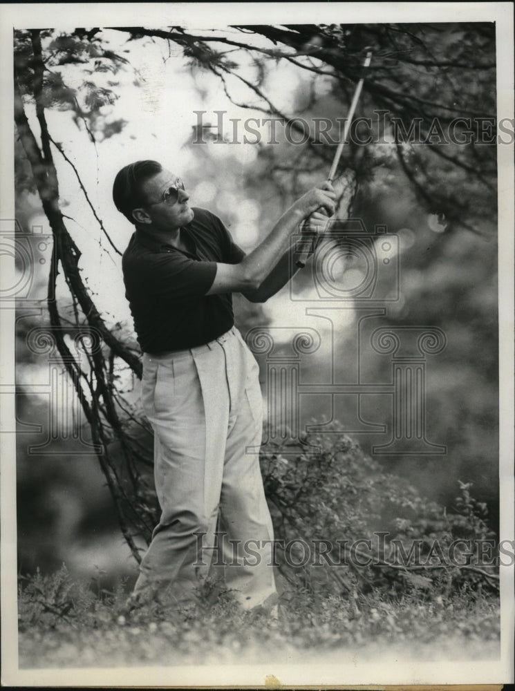 1946 Press Photo Jug McSpaden at Victory National Open at Medinah course- Historic Images