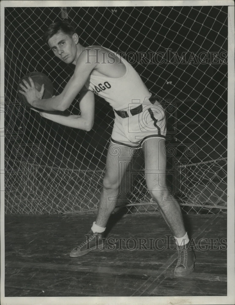 1932 Press Photo University of Chicago basketball center Eldred - nes49769- Historic Images