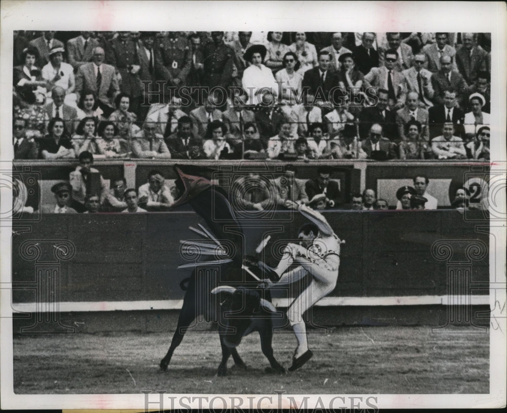 1951 Press Photo MatadorMartorell in Madrid Spain Plaza Del Toros - nes49837- Historic Images