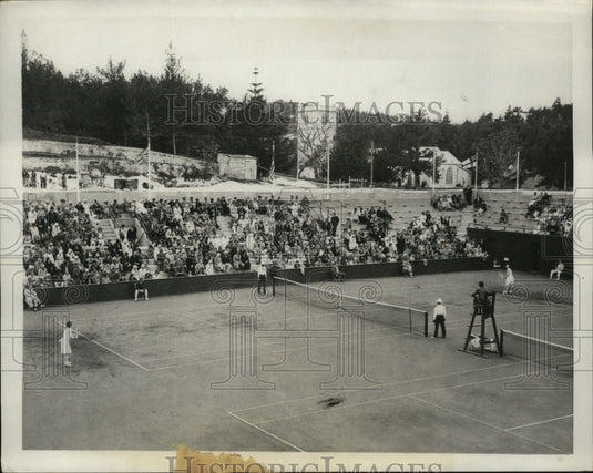 1932 Press Photo Bermuda Lawn Tennis Sara Palfrey, Betty Nuthall - nes49886- Historic Images