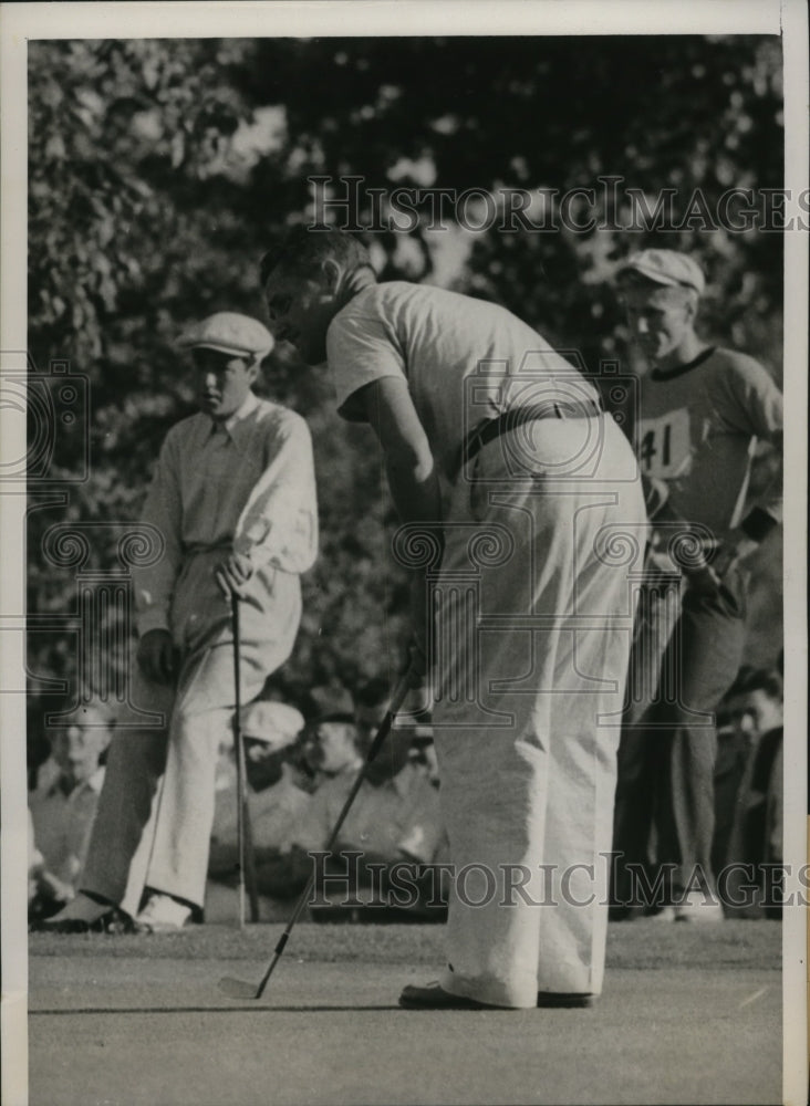 1939 Press Photo Golfer George Dawson at National Amateur Tournament in Chicago- Historic Images