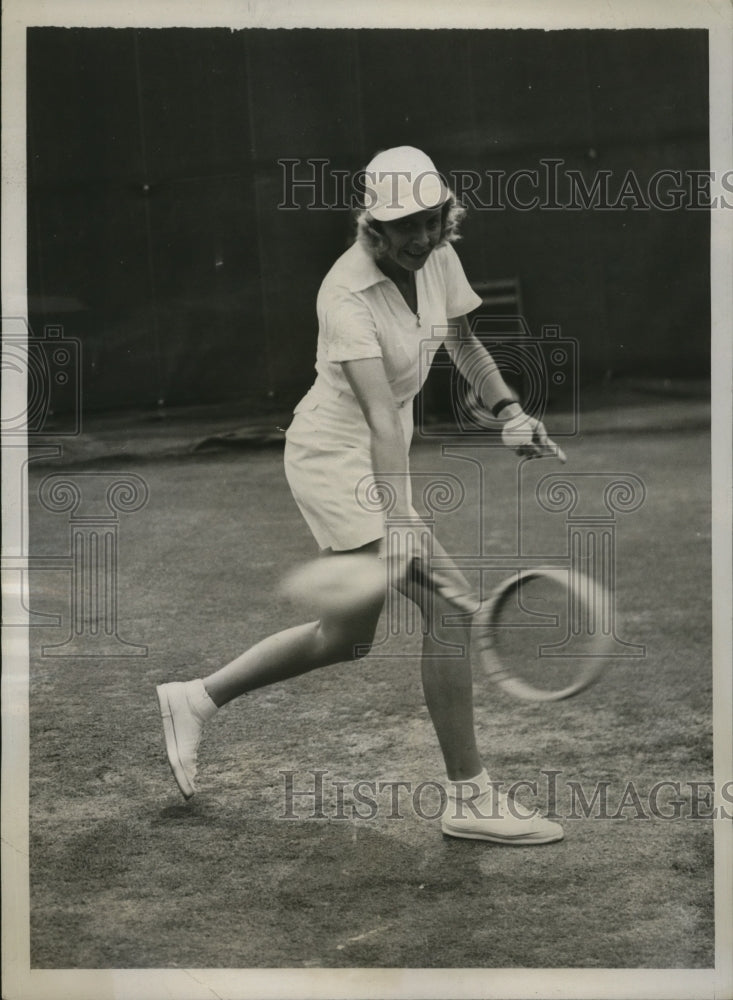 1937 Press Photo Tennis player Alice Marble at National Singles Championship- Historic Images