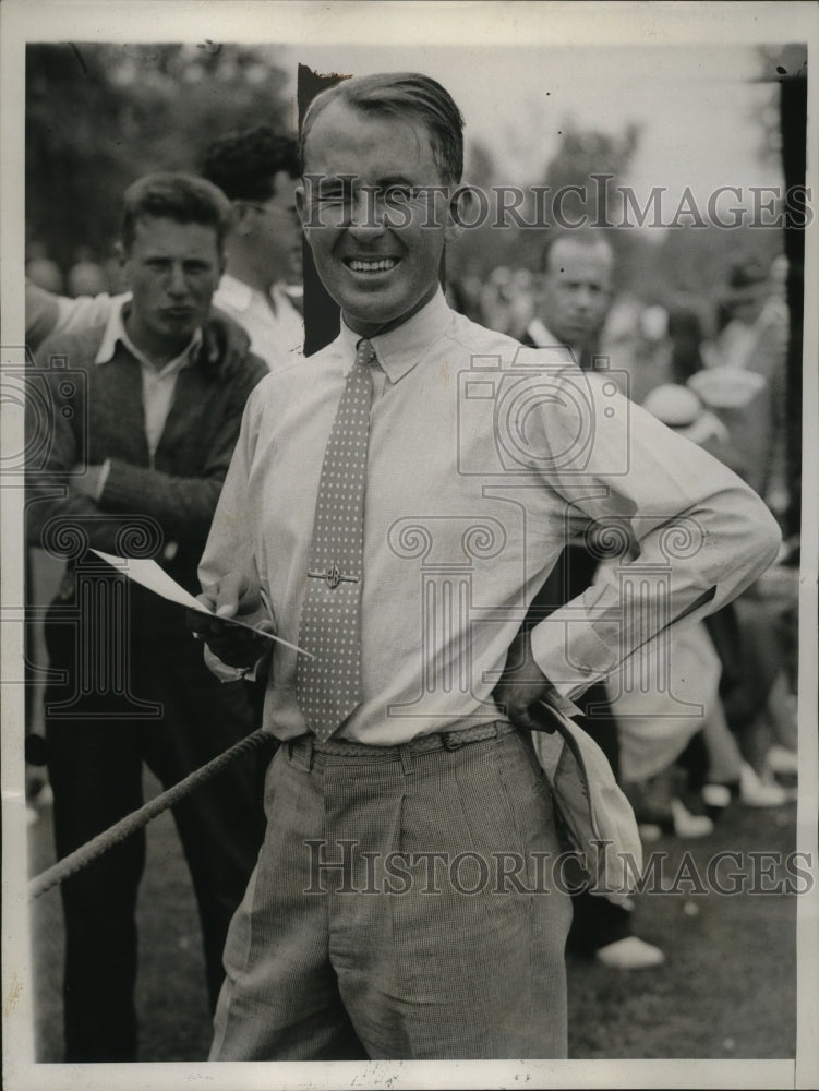 1936 Press Photo Golfer Paul Runyan takes National Open first round lead, NJ- Historic Images