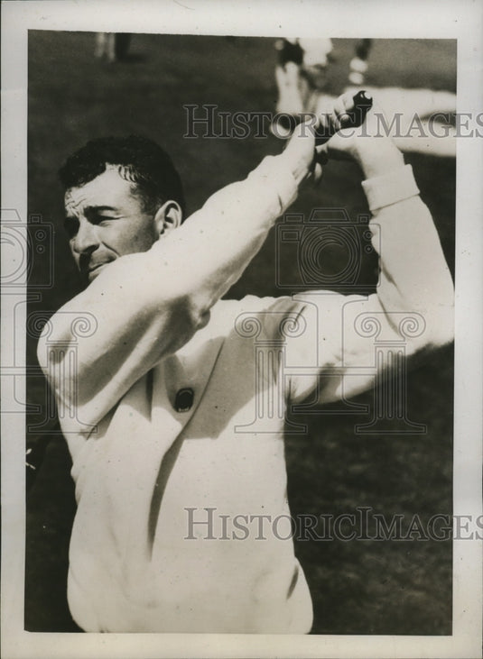 1937 Press Photo Golfer Thomas Radican at National Public Links Championship- Historic Images