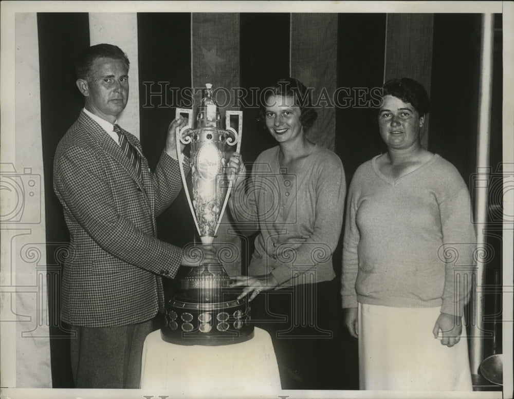 1934 Press Photo Golfer Virginia Van Wie wins US Women&#39;s Title at Chestnut Hill- Historic Images