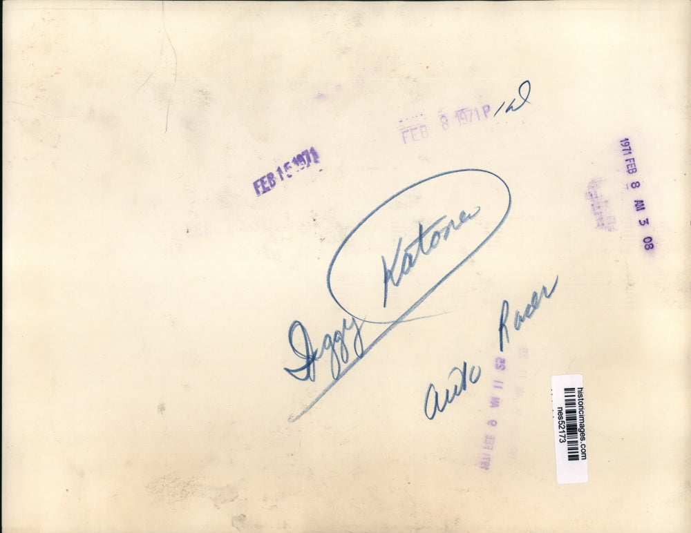 1971 Press Photo Iggy Katona wins Daytona's ARCA 300 - nes52173