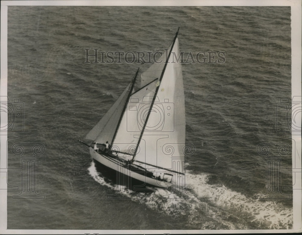 1936 Press Photo C.A. Hansen&#39;s Water Witch wins Sir Thomas Lipton Challenge Cup- Historic Images