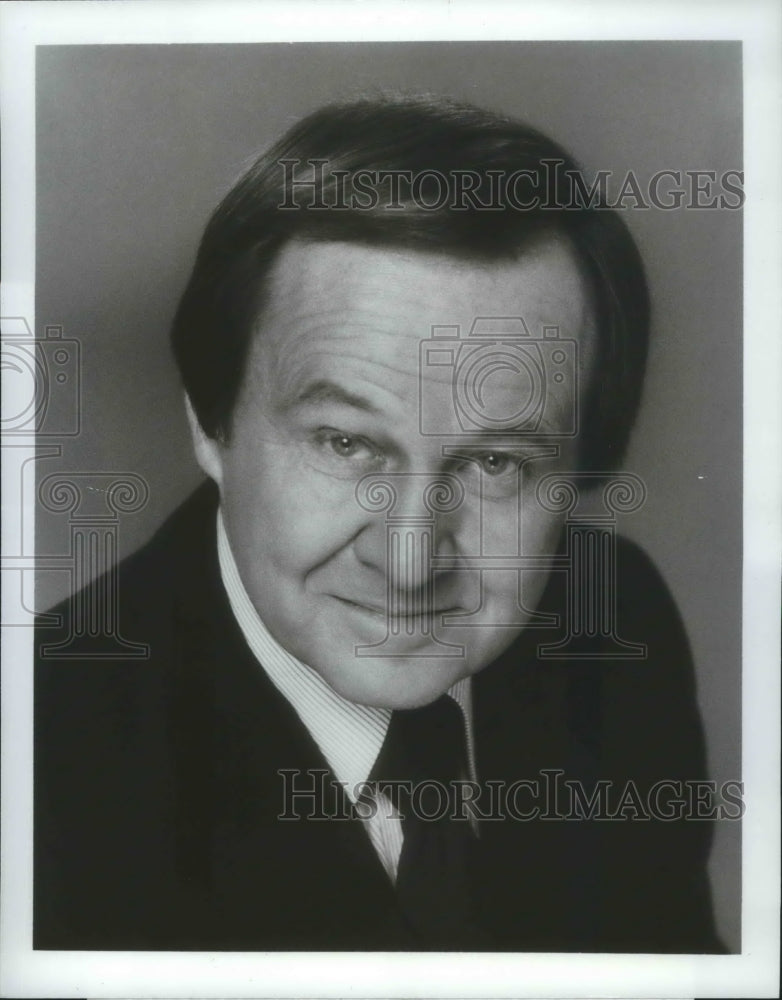 1984 Press Photo Jim McKay, host of ABC Sports coverage of 1984 Olympics- Historic Images