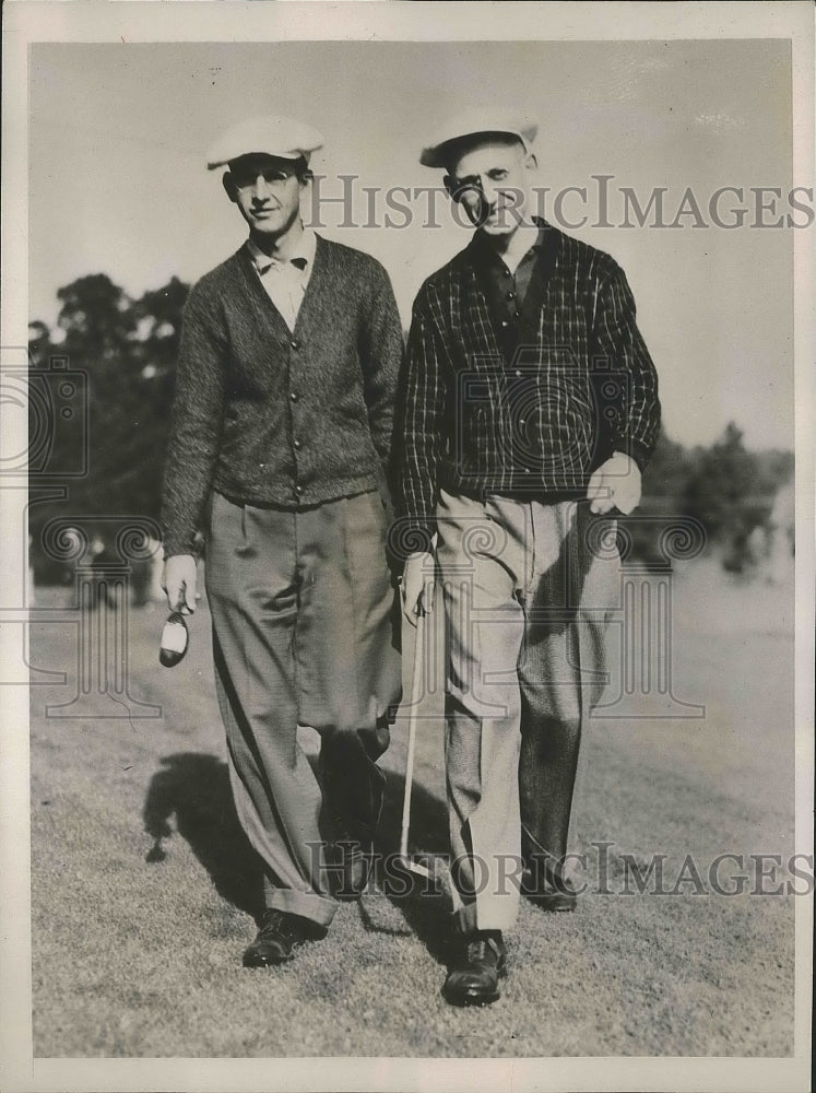 1936 Press Photo brothers Emery and Al Zimmerman compete in PGA Tournament- Historic Images