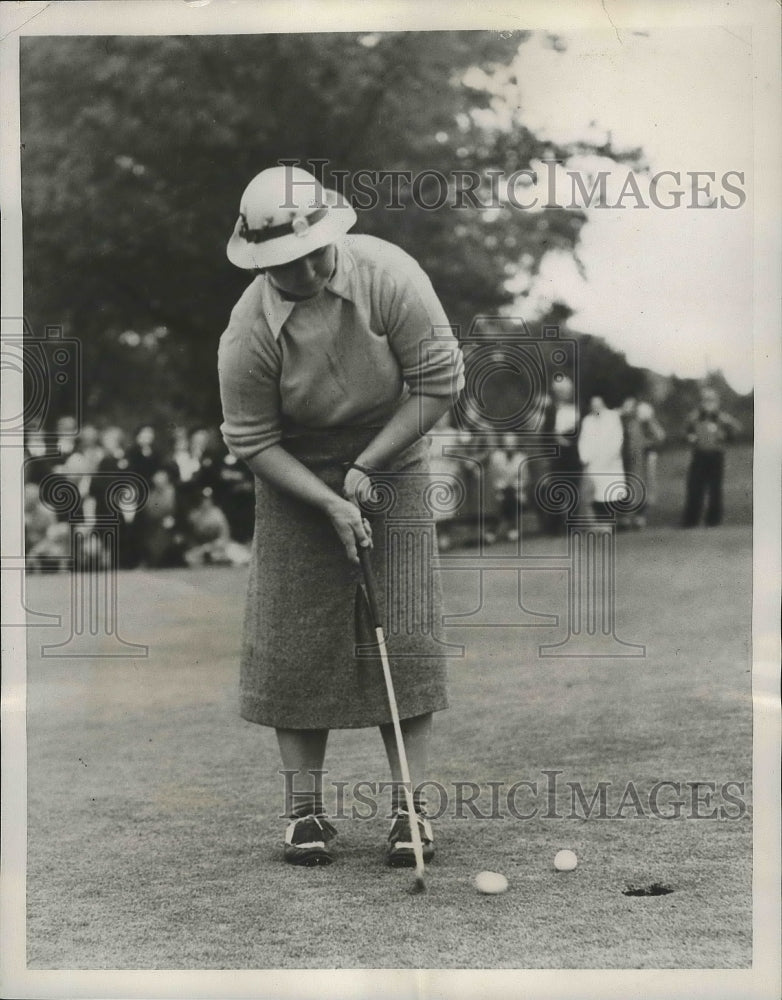 1937 Press Photo Estelle Lawson Page in Nat&#39;l Championship in Memphis- Historic Images