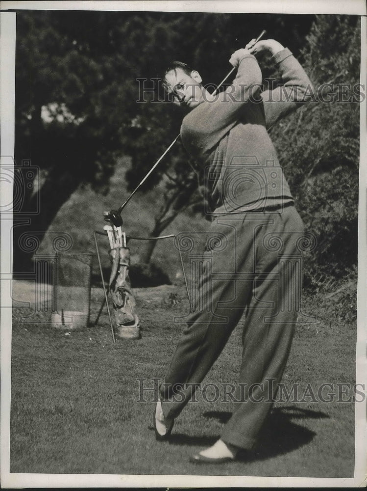 1938 Press Photo Dale Goodheart San Francisco city golf champ - nes53717- Historic Images