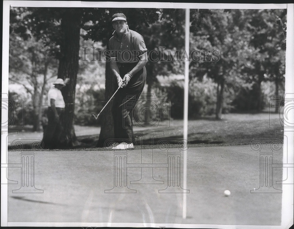 1959 Press Photo Jimmy Bolt at Gleneagles Open golf in Chicago Illinois- Historic Images