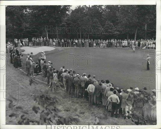 1941 Press Photo Mrs AJ Page, Mrs Frank Newell Women's National golf in MA- Historic Images