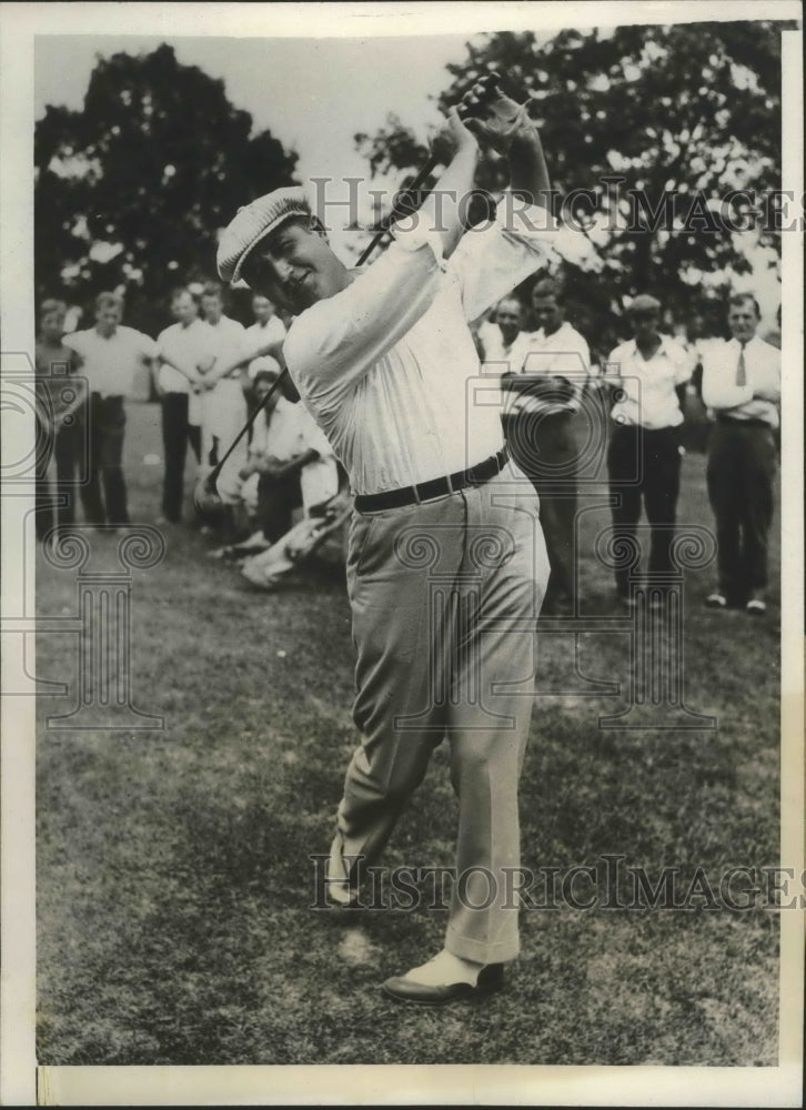 1931 Press Photo Father WS Danielak in Toledo District Amateur golf tournament- Historic Images