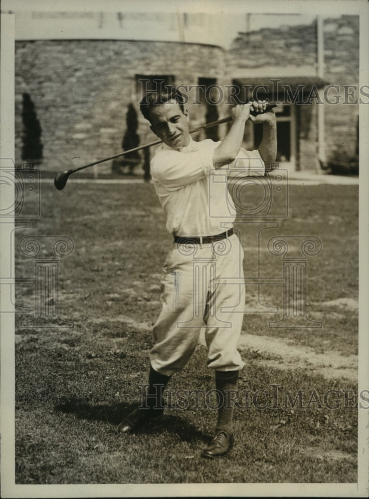 1925 Press Photo Peter De Paoloa auto racer at golf match at Congressional club- Historic Images