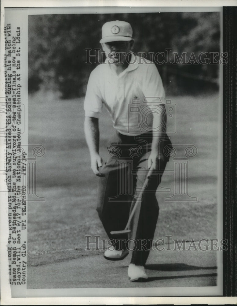 Press Photo Golf Player of Semi-Finals to Meet for National Amateur Champ- Historic Images