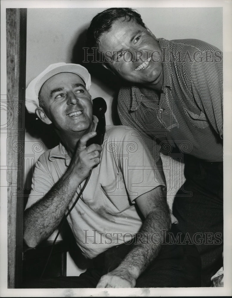 1954 Press Photo Long Drivers George Fazio and Chuck Harbert - nes54462- Historic Images