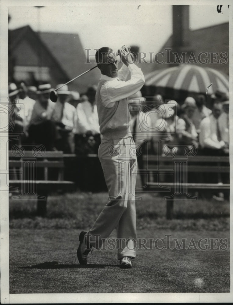 1932 Press Photo Golfer Eddie Williams - nes54524- Historic Images