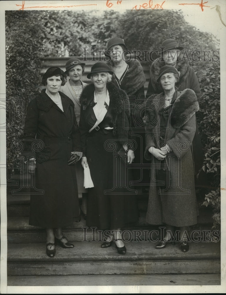 1932 Press Photo Mrs Herbert Hoover Heads Women&#39;s Relief &amp; Welfare Committee- Historic Images