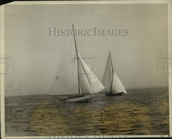 1928 Press Photo Annual Regatta Held Off Milton Point, Rye, New York ...