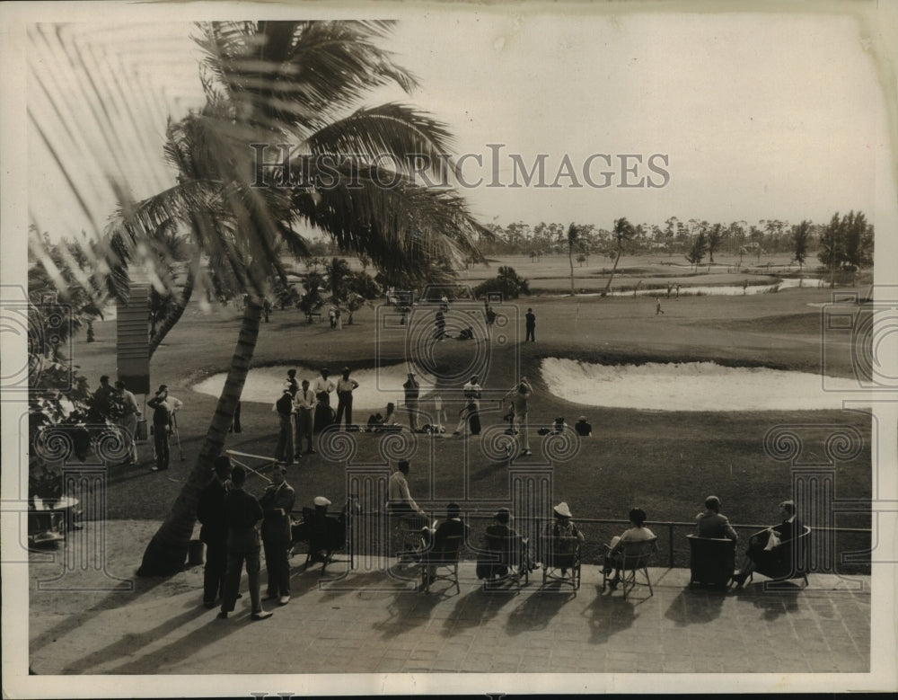 1936 Press Photo Miami Biltmore Country Club Open Golf Tournament - nes55601- Historic Images