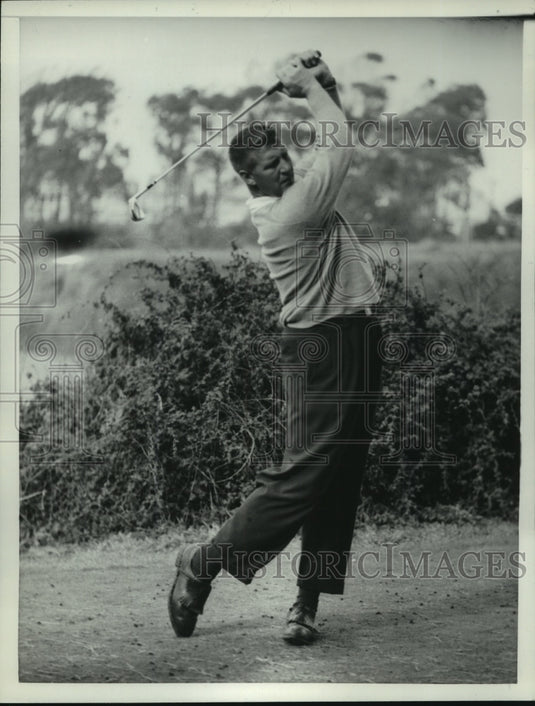 1961 Press Photo George Baver Golfer - nes55649- Historic Images