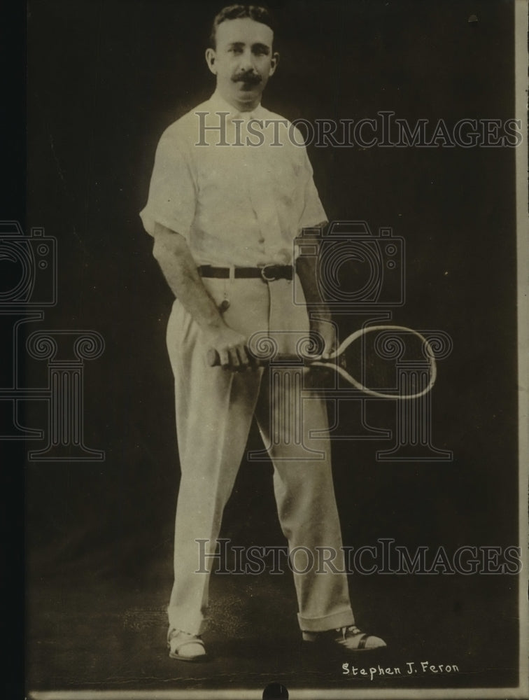 1918 Press Photo Walter Kinsella challenged for world squash championship- Historic Images