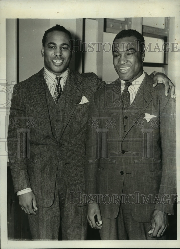 1939 Press Photo John Henry Lewis aboard the liner Queen Mary - nes56030- Historic Images