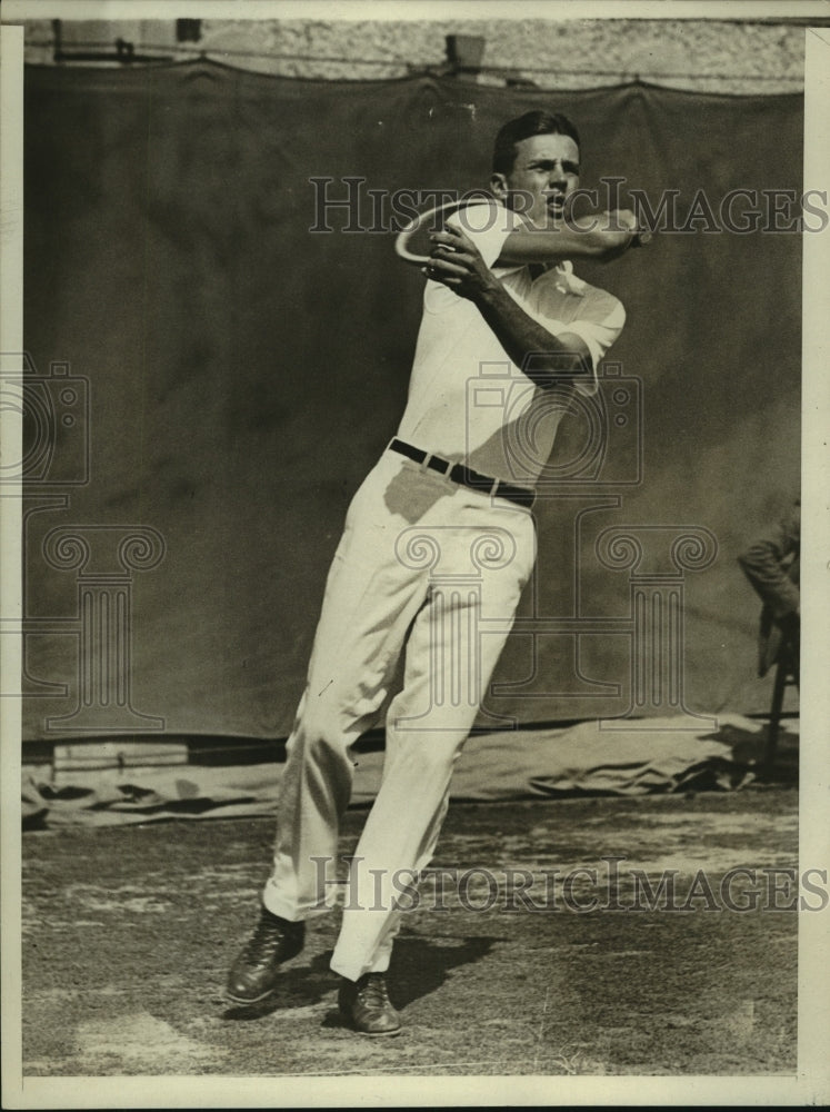 1929 Press Photo W.B. Wood Jr. in Singles tennis Championships - nes56096- Historic Images
