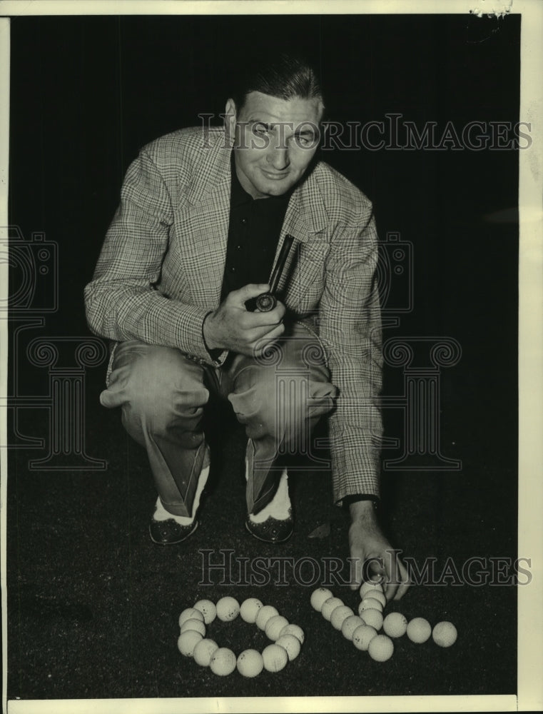 1938 Press Photo Harold &quot;Jug&quot; McSpaden at Miami Open Golf tournament- Historic Images