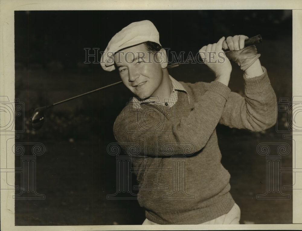 1937 Press Photo Don Schumacher to play in National Amateur Golf Championship- Historic Images