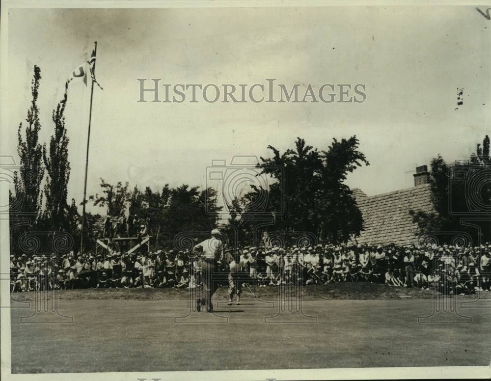 1938 Press Photo Gallery at cherry Hills, Denver National Open - nes56160- Historic Images