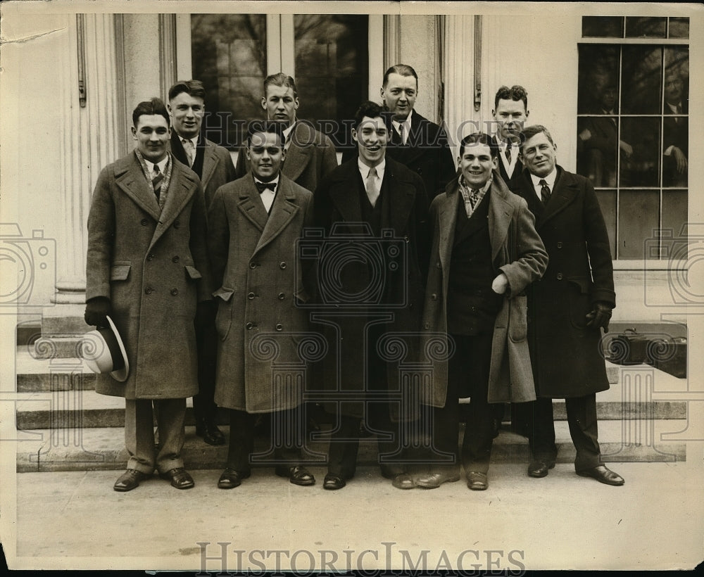 1926 Press Photo Brooklyn NY YMCA swimmers Le Roy Bushing, Noel Sewley- Historic Images